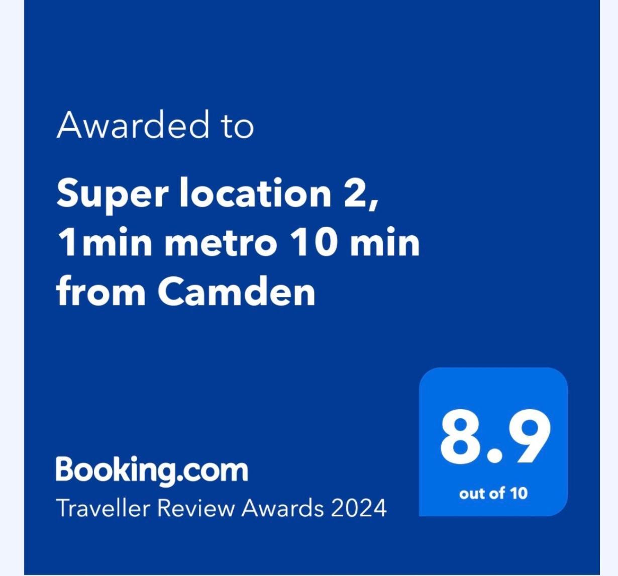 Super Location 2, 1Min Metro 10 Min From Camden Apartment Лондон Екстериор снимка